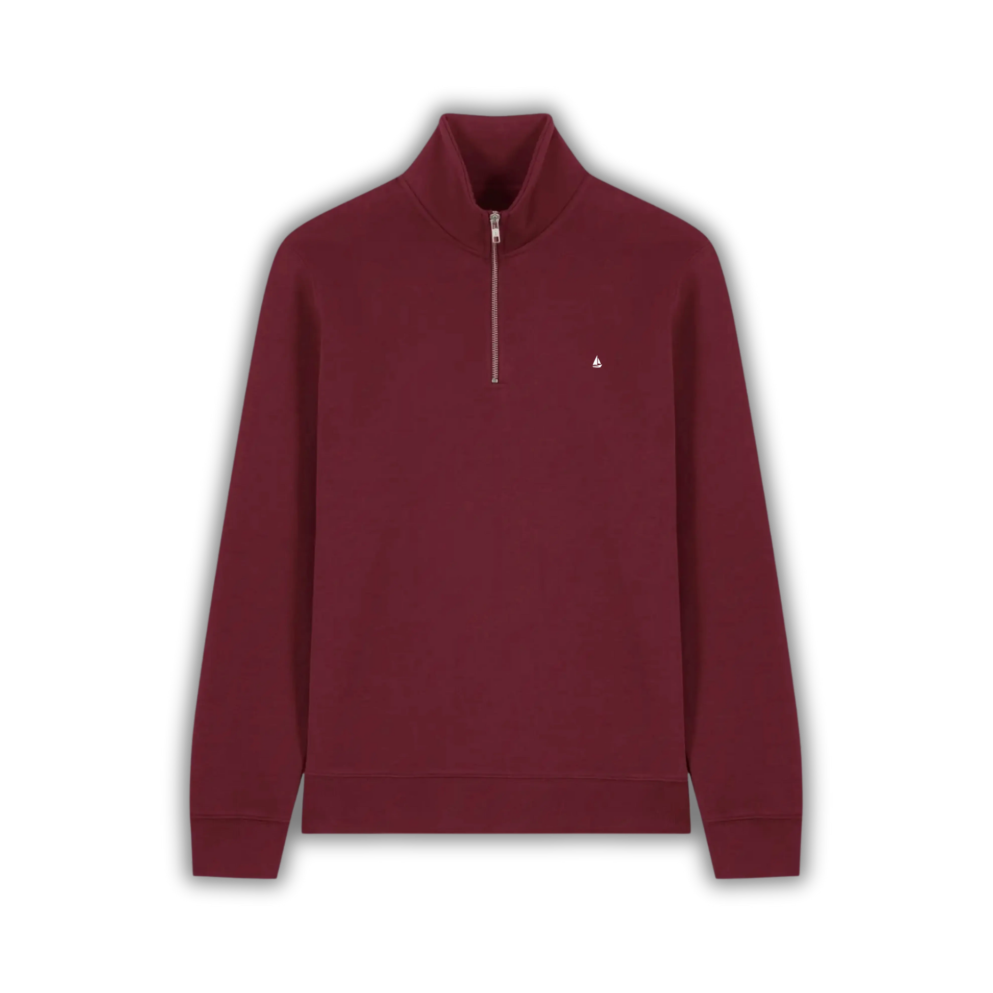 Essenziale Half-Zip Burgundy
