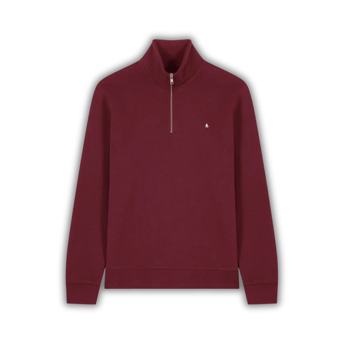 Essenziale Half-Zip Burgundy