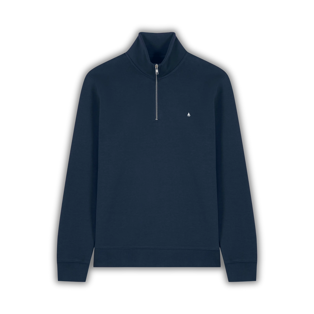 Essenziale Half-Zip Navy