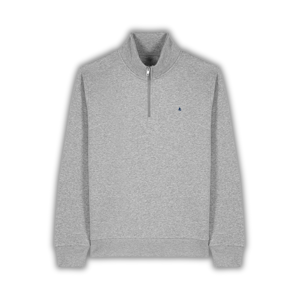 Essenziale Half-Zip Grey