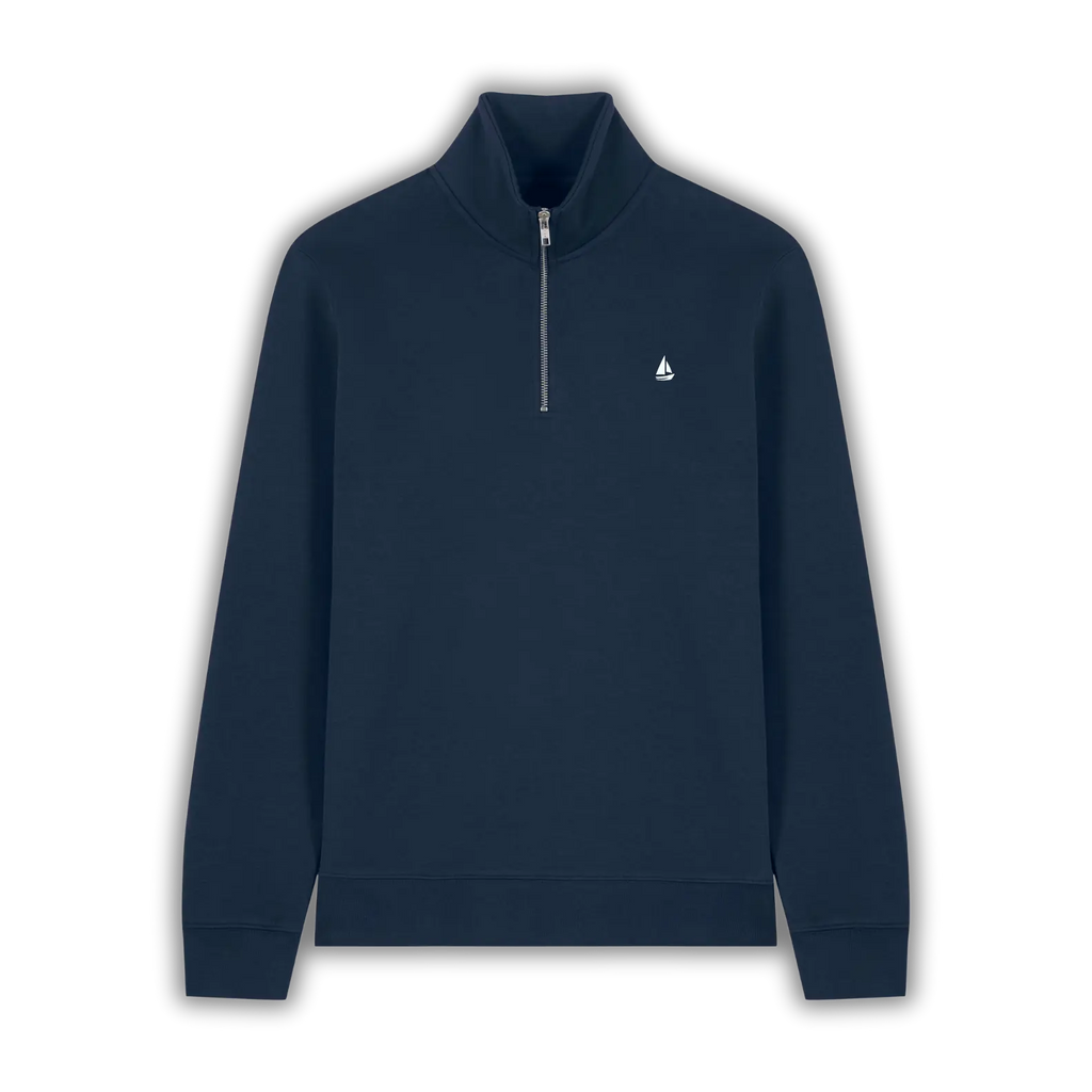 Essenziale Half-Zip Navy