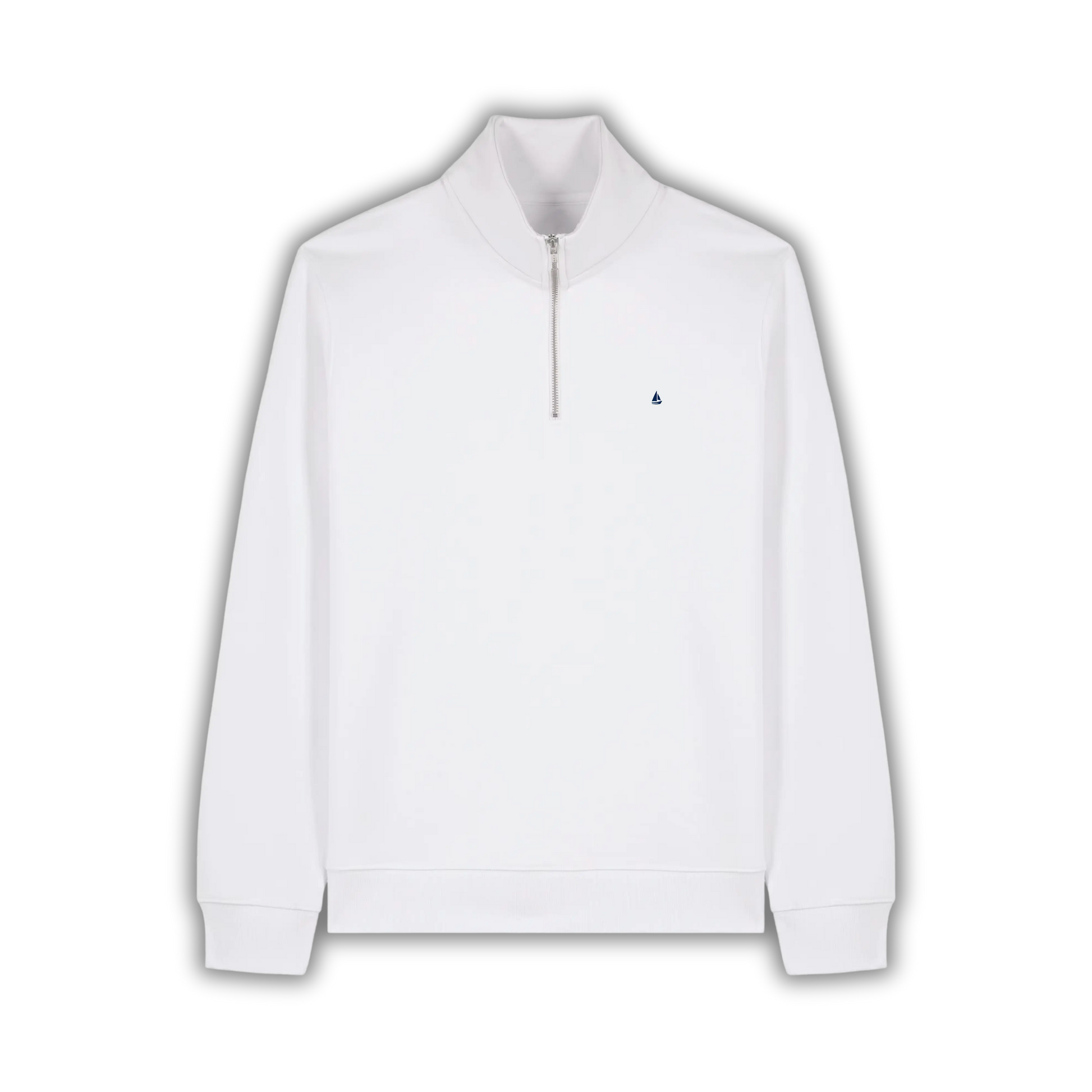Essenziale Half-Zip White