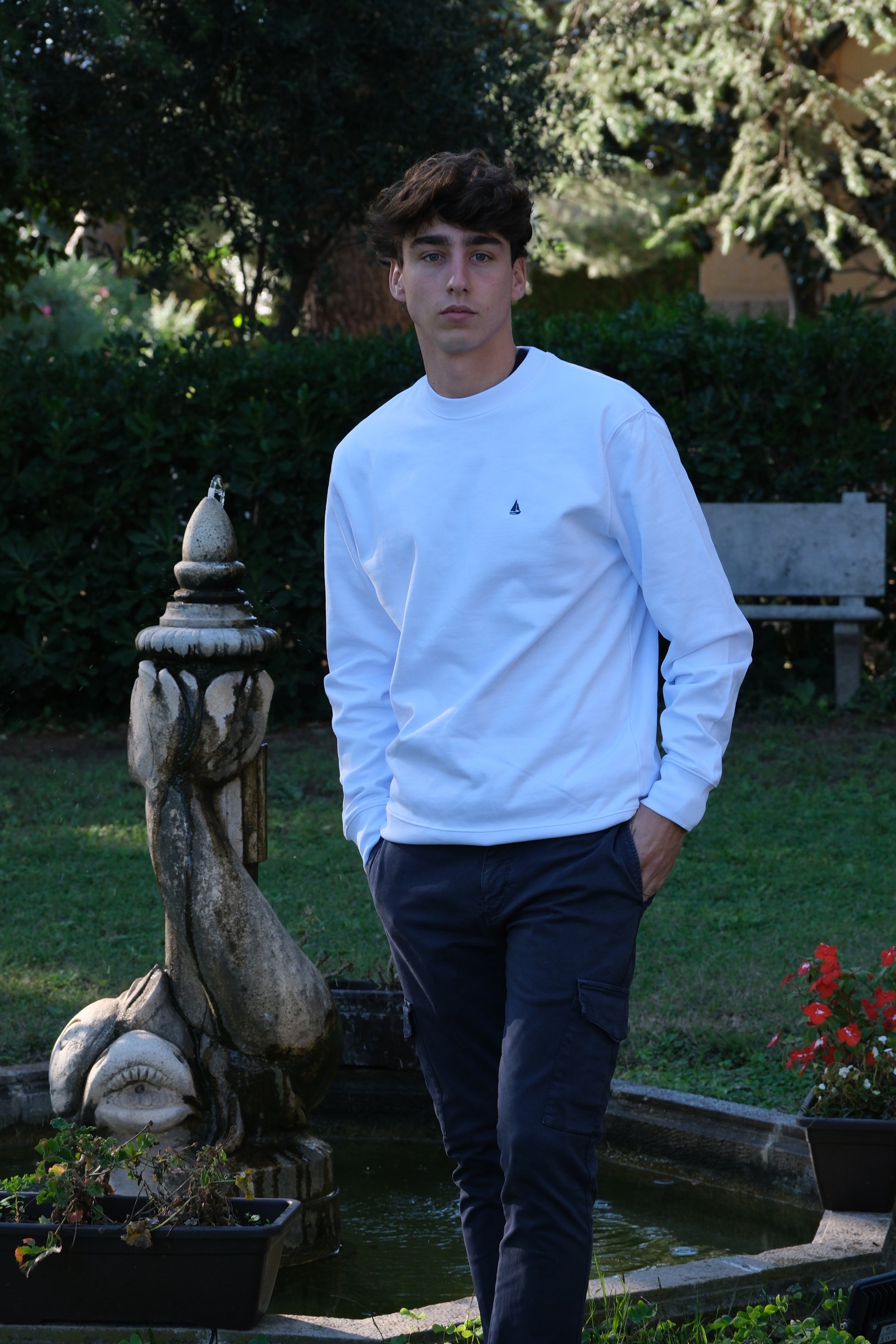 Essenziale Sweat Bianco